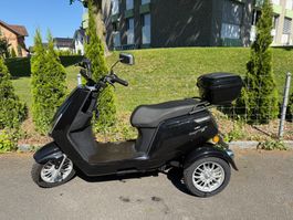 Dreirad Elektro-Scooter Trotti schwarz gebraucht Zustand