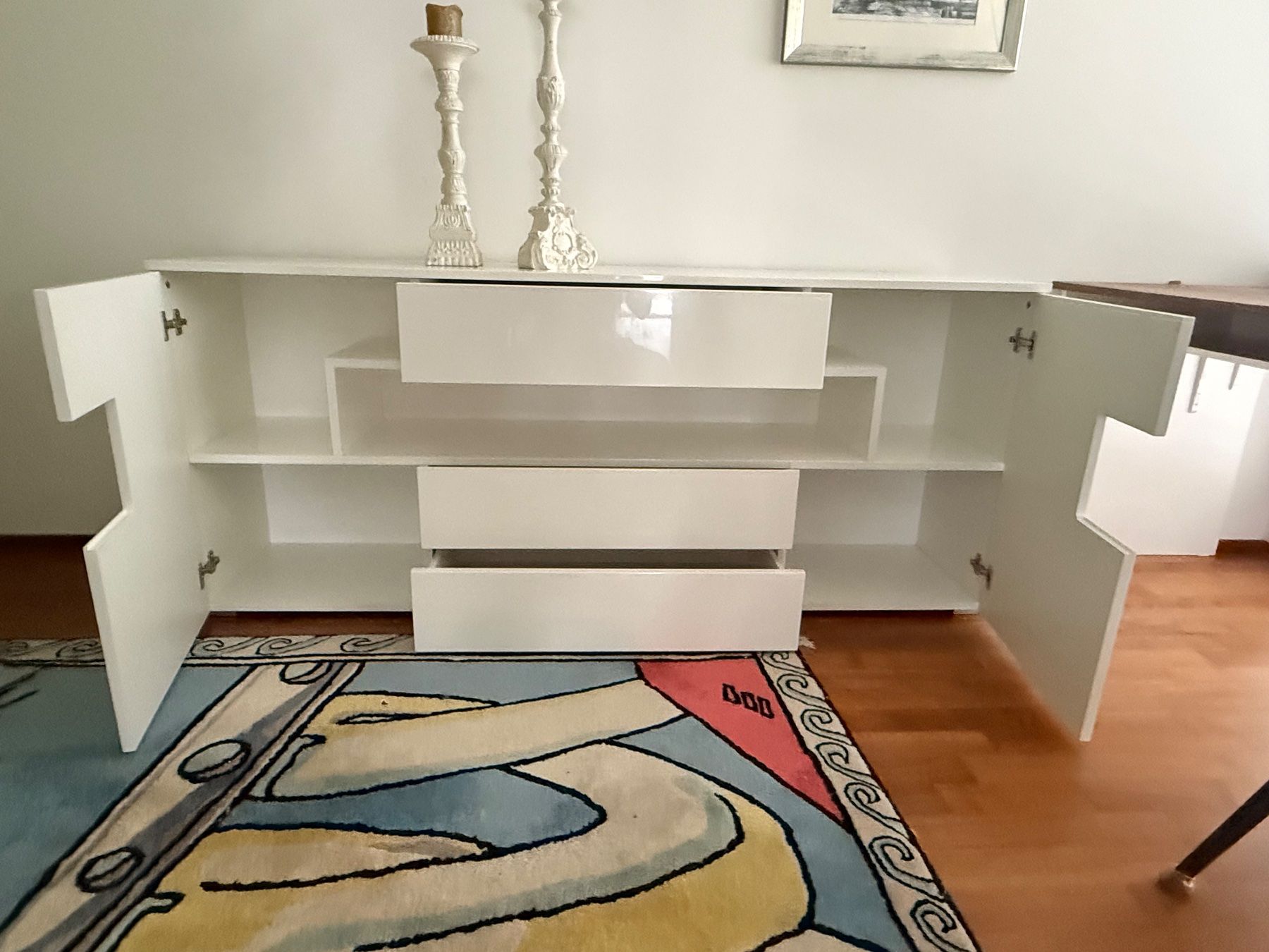 Cassettiere: Sideboard weiss (gläzend) – Usato da Wittenbach venduto da werbietetammeisten 2