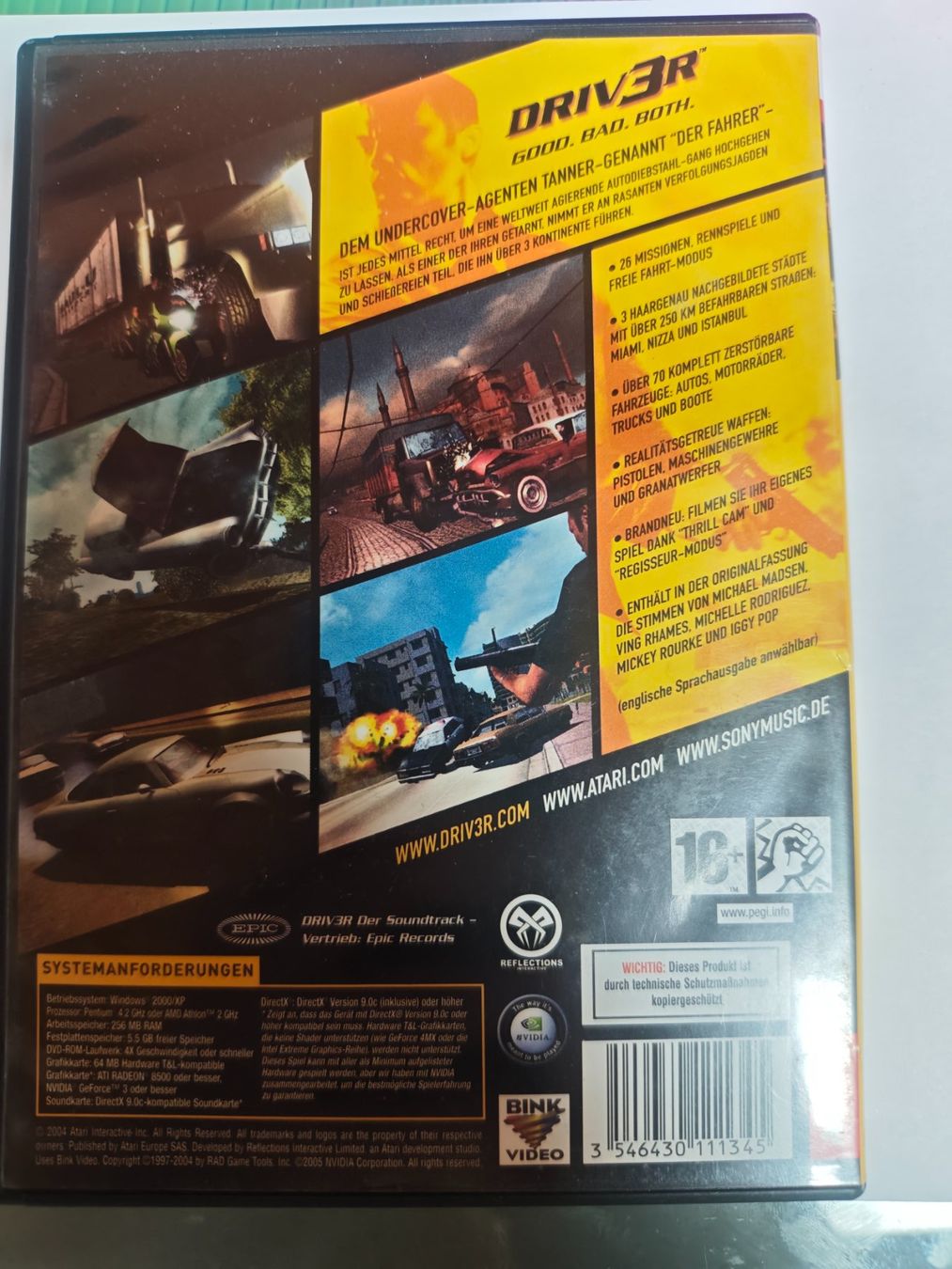 Giochi: PC DVD Game DRIV3R guter Zustand – Usato da Wolfwil venduto da Rarak 1