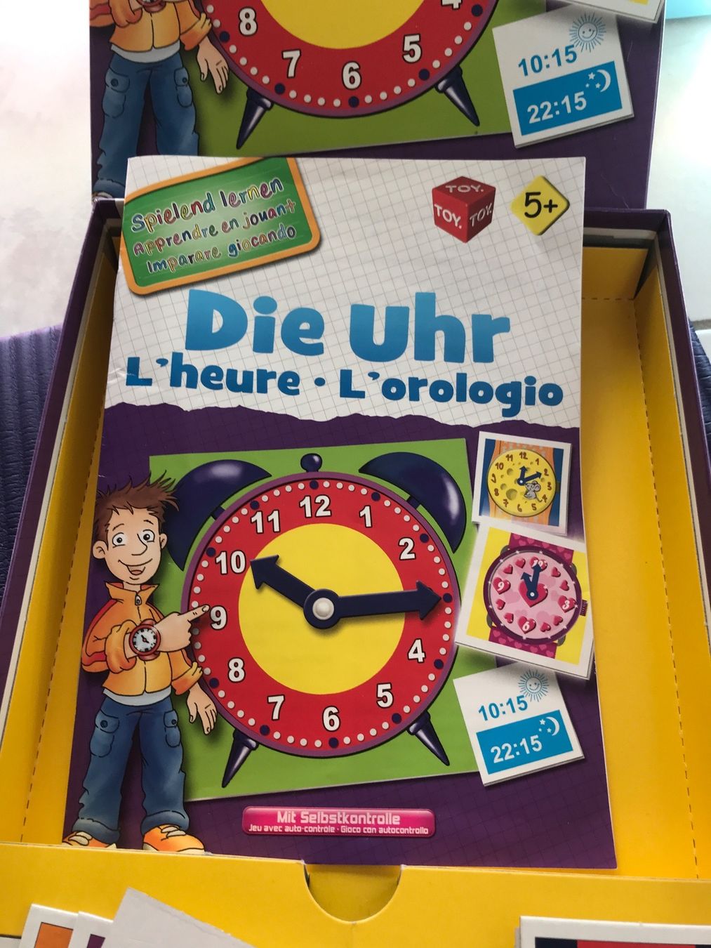 Giochi: Die Uhr - Lernspiel – Usato da St.Pantaleon venduto da frodobi