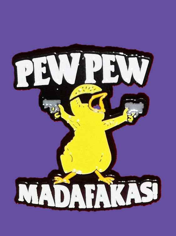 Crazy Duck PEW PEW...Pin ca.3.3 cm (Neu (gemäss Beschreibung)) in ...