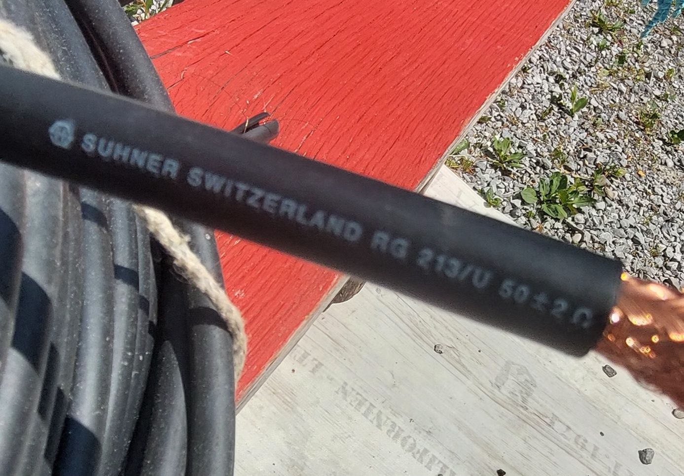 Kabel: RG213 Koxialkabel – Gebraucht aus Bauma von rtvstr 2