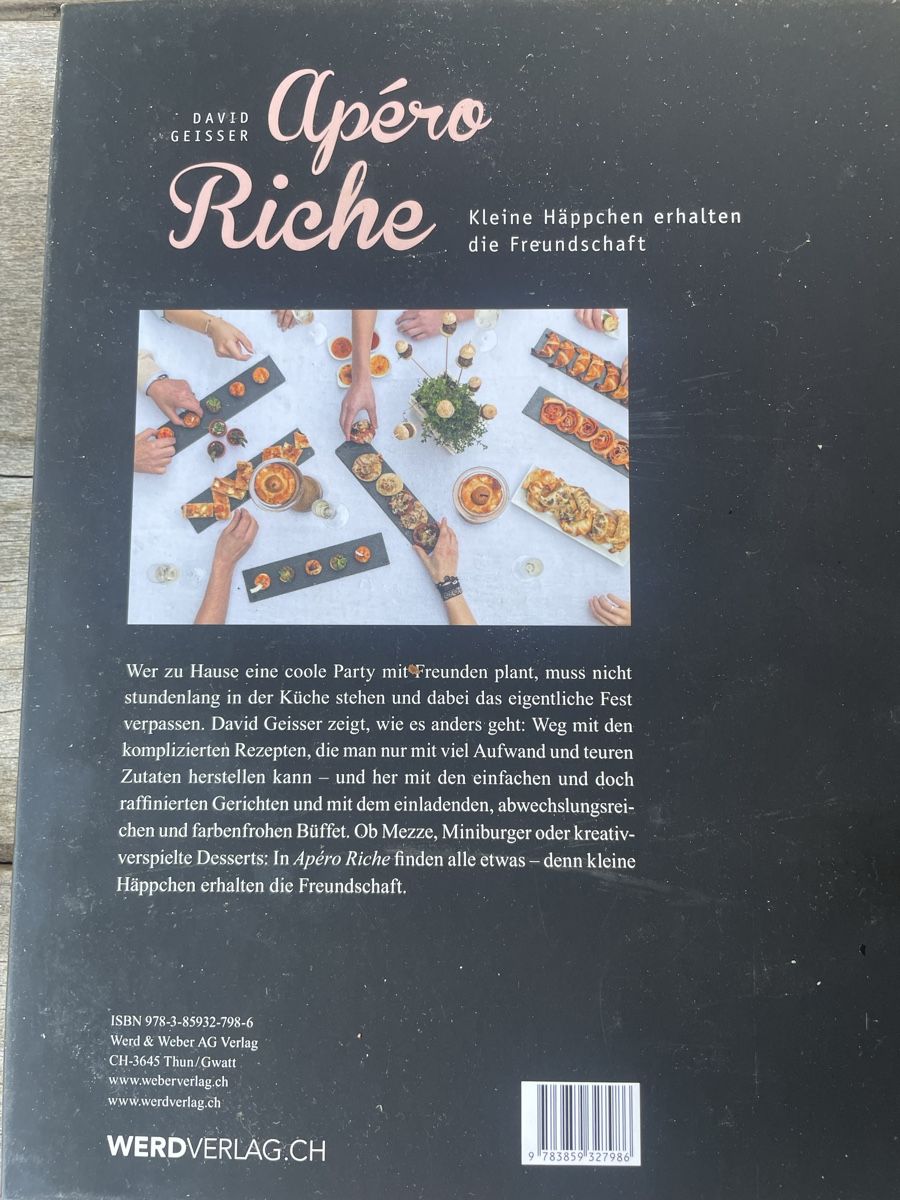 Livres: David Geisser Apéro Riche Kleine Häppchen – Neuf (Voir description) à Wildensbuch par Mangosteen7 1