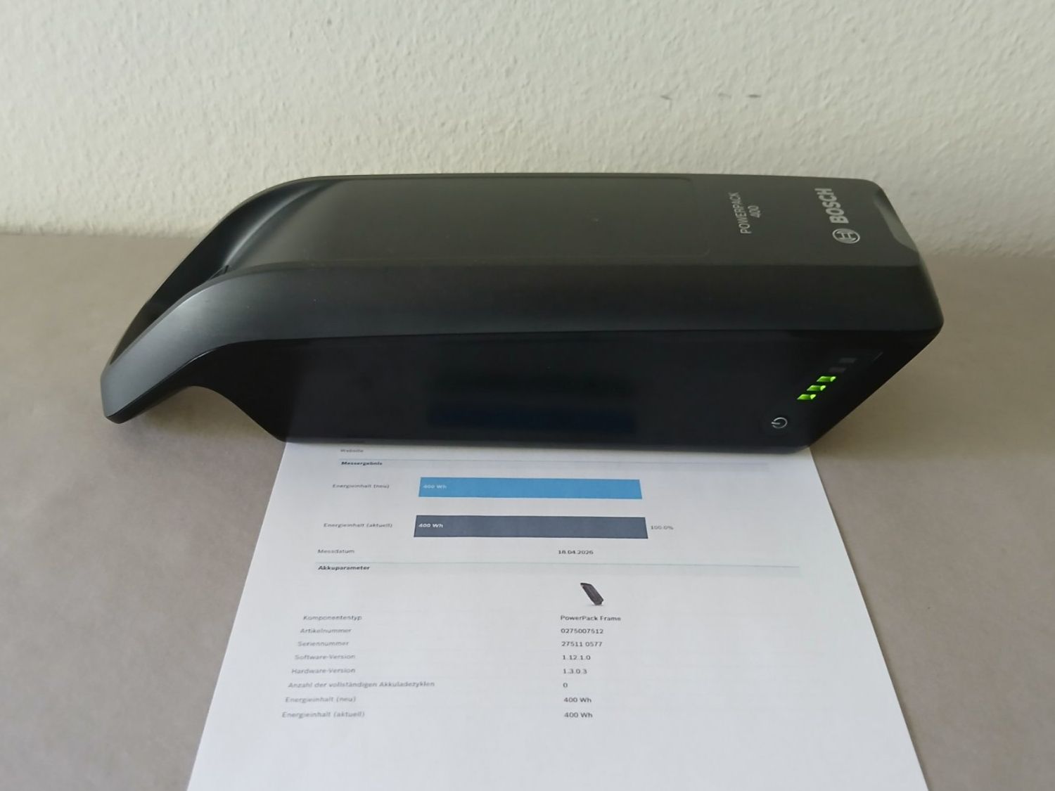 Bosch Batterie: Bosch Powerpack 400 mit 492Wh - inklusive Messbericht – Usato da Winterthur venduto da .-thx-.