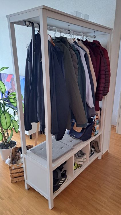 Garderobe HEMNES (Ikea) weiss Kaufen auf Ricardo