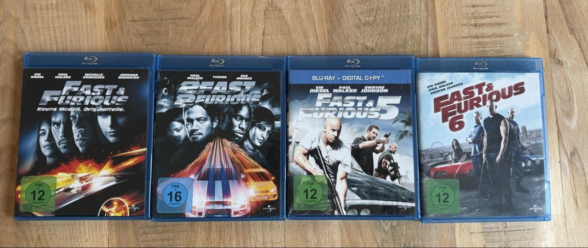 Tutti i DVDs: Fast&Furious Blue Ray Set – Usato da Würenlos venduto da Alex0406