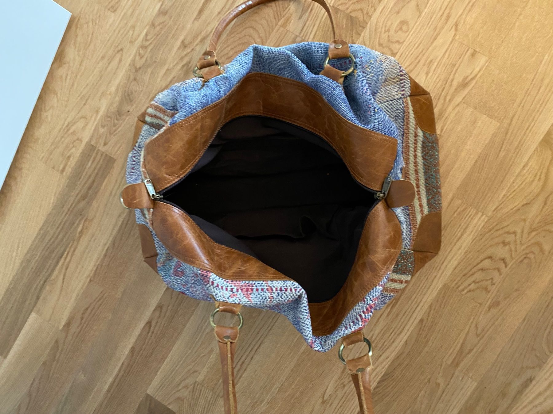 Sacs: Weekender Grosse Tasche Stoff Leder – D'occasion à Killwangen par Fefy 2