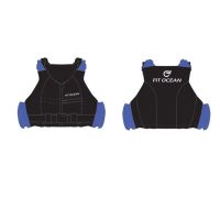 FIT OCEAN Schwimmweste Blau Gr. XS (Körpergewicht <50 kg)