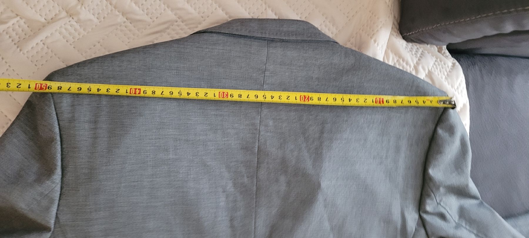 Zara Giacche: ZARA Blazer Man - Taille 54 - Grise avec doublure jaune – Nuovo (secondo la descrizione) da Vevey venduto da obi_n8zc 3