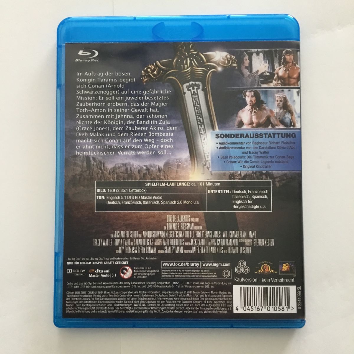 Tous les DVDs: Conan der Zerstörer Blu Ray Neu Wertig  – Neuf (Voir description) à Blauen par berlingo65 1