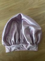 Schlafhaube Satin rosa