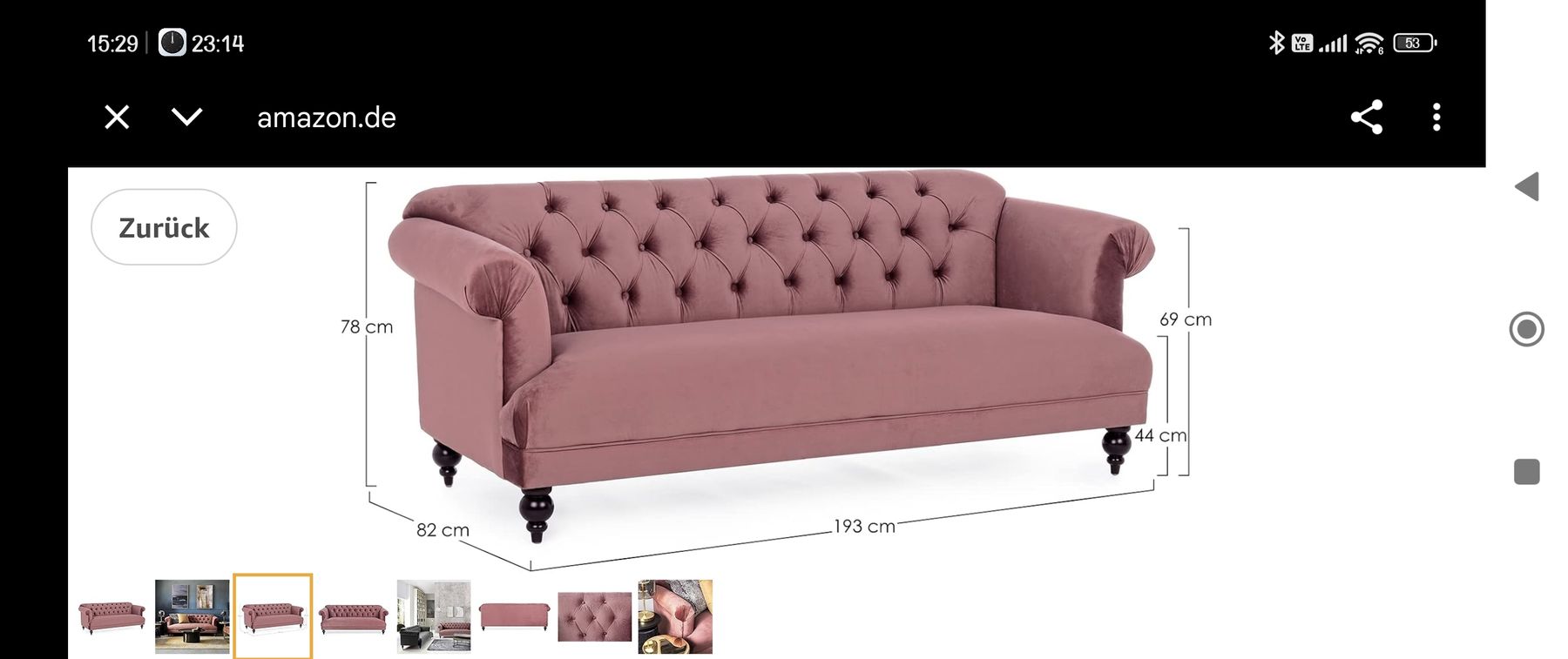 Divani: Sofa Altrosa – Usato da Romanshorn venduto da topolino91 1