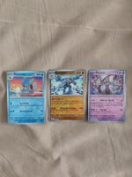 3 Reverse Holo Karten aus dem Set 151 MEW EN in Englisch
