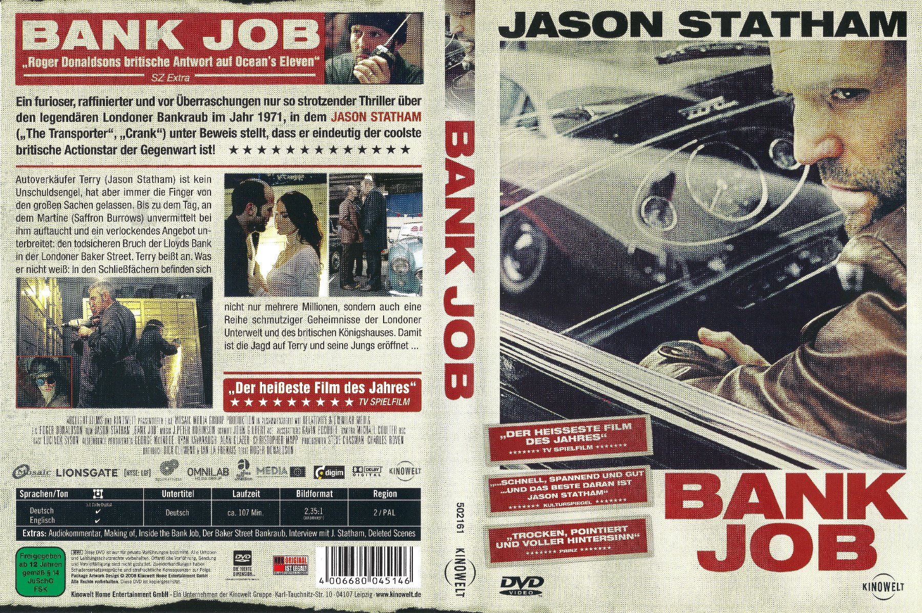 Tutti i DVDs: Bank Job (2008) – Usato da Zürich venduto da Cineasten