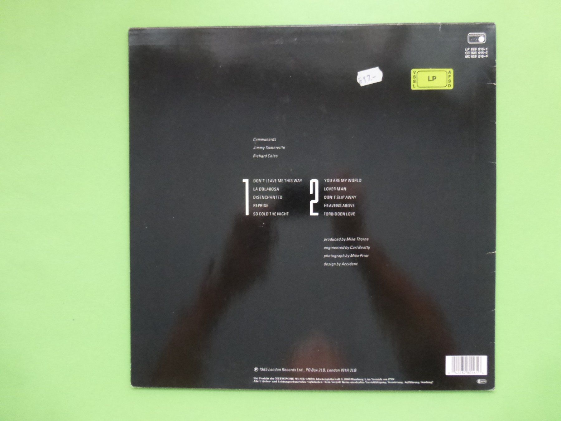 Schallplatten: Communards – Communards – Gebraucht aus Zürich von Swiss57 1