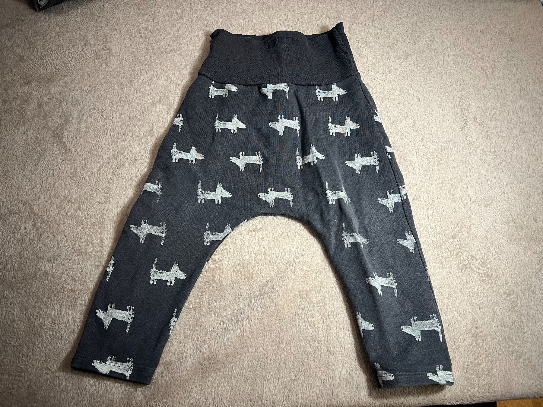Sanetta Pantaloni: Sanetta Pumphose Gr. 80/86 mit Dackel Muster Top! – Usato da Bottenwil venduto da topshop