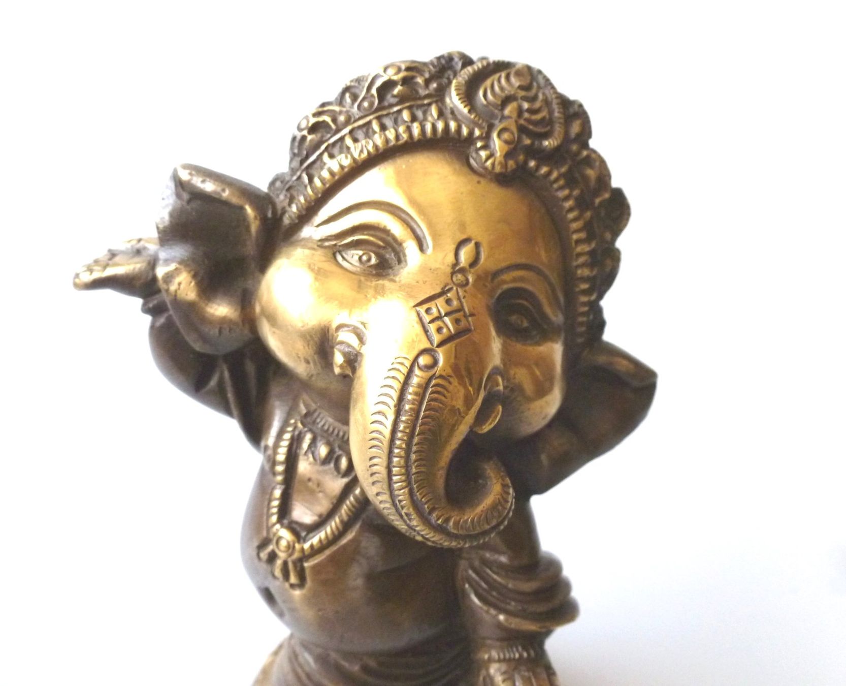 Figuren: Baby-Ganesha - Messing-Figur – Neu und originalverpackt aus Mauren von Yeelen 6