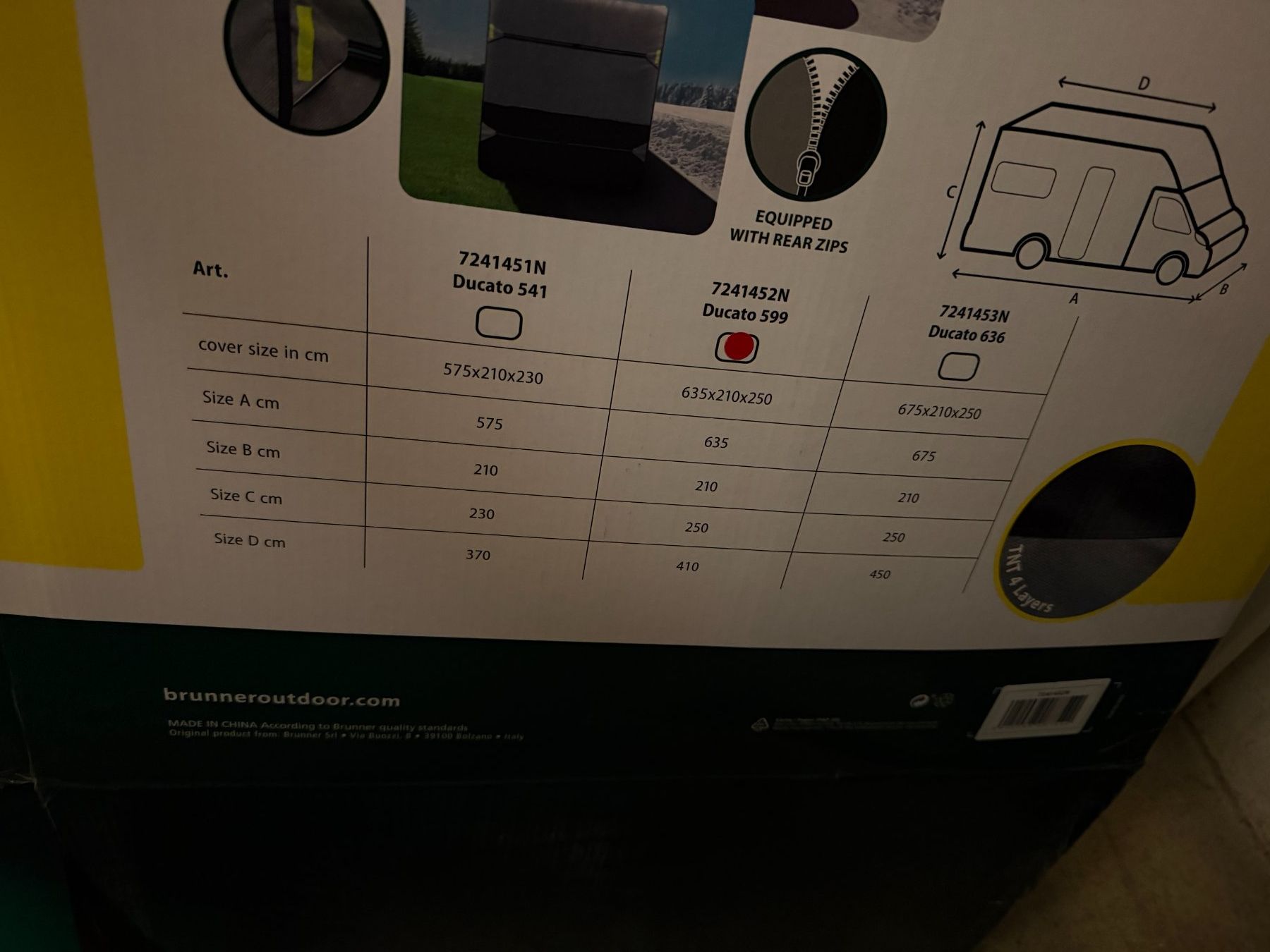 Coperture & Stuoie termiche: Pro Cover 12M Ducato M L4 599 – Nuovo e nell'imballaggio originale da Uster venduto da Boogieman88 2