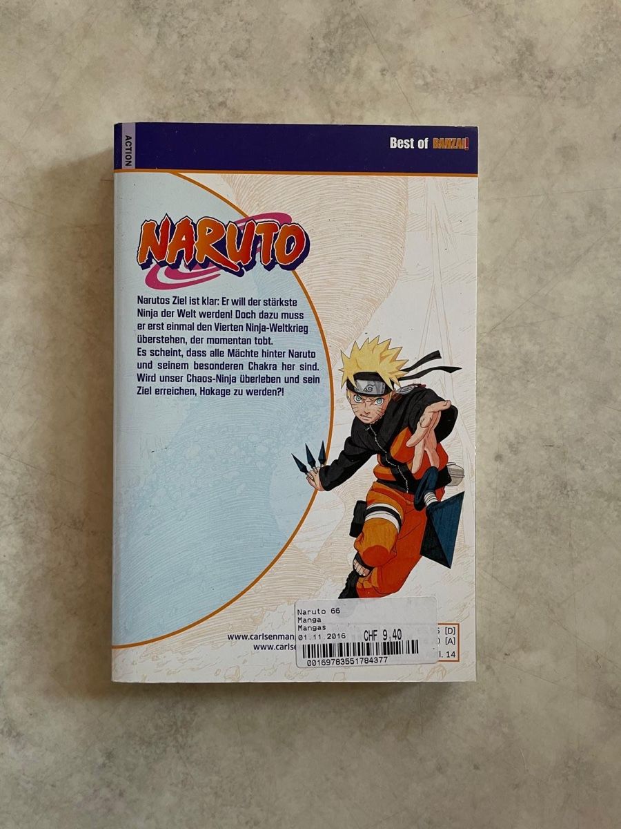 Libri: MASASHI KISHIMOTO Naruto 66 - Manga – Usato da Ramersberg venduto da endbefund13 1