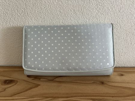 Charles Jourdan Paris Clutch, hellblau, Sommer-Accessoire
