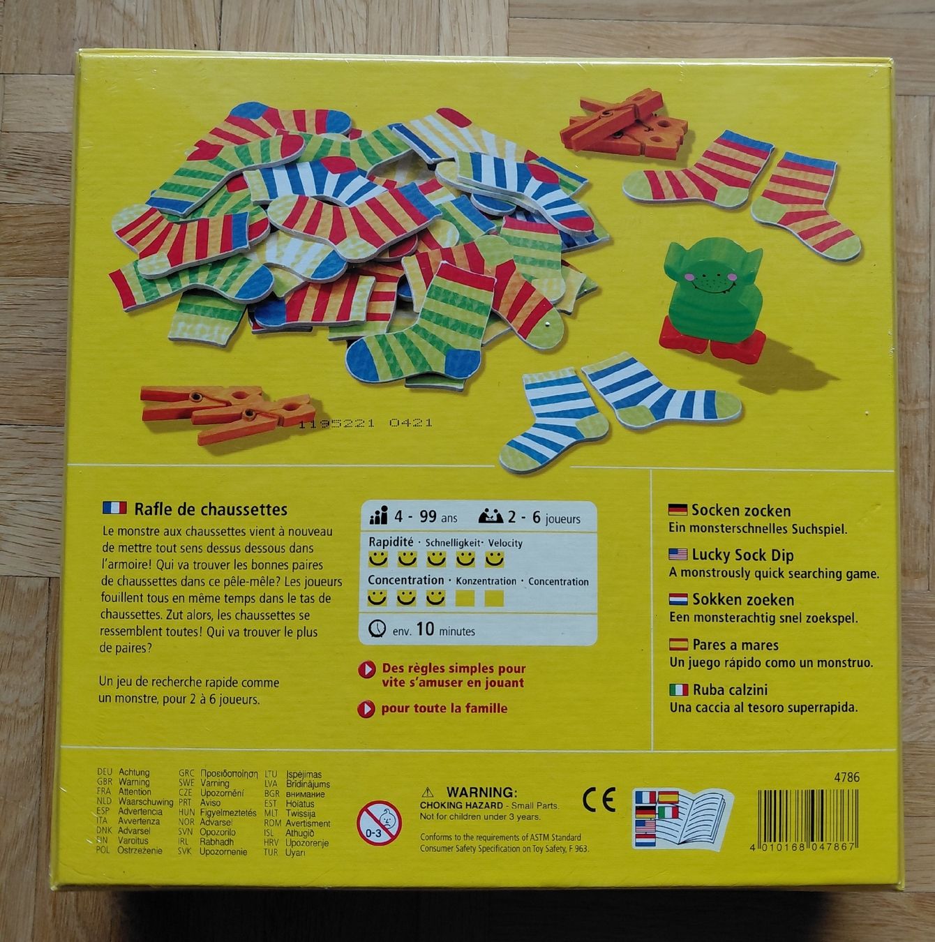 Haba Jeux: HABA RAFLE DE CHAUSSETTES – Neuf avec emballage d'origine à Tramelan par Belleza82 1