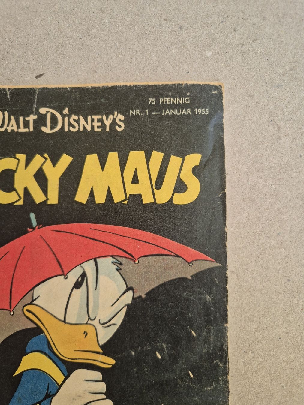 Fumetti: Micky Maus Comic Heft Nr 1 Januar 1955  – Usato da Langendorf venduto da zvonu161 1
