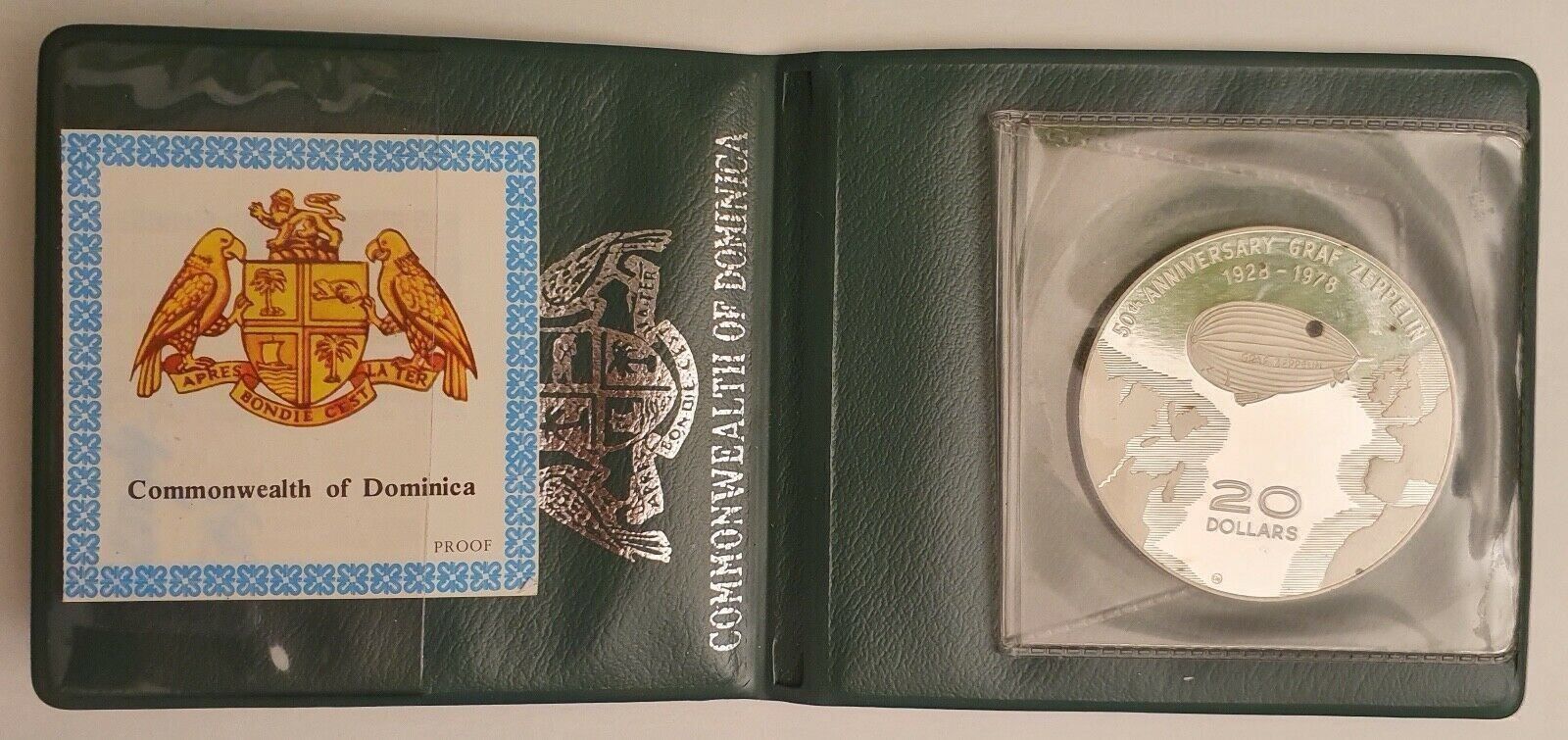 Alle Münzen: Dominica $20 1978 Graf Zeppelin AG – Neu (gemäss Beschreibung) aus Cugy VD von bein-numismatics 2