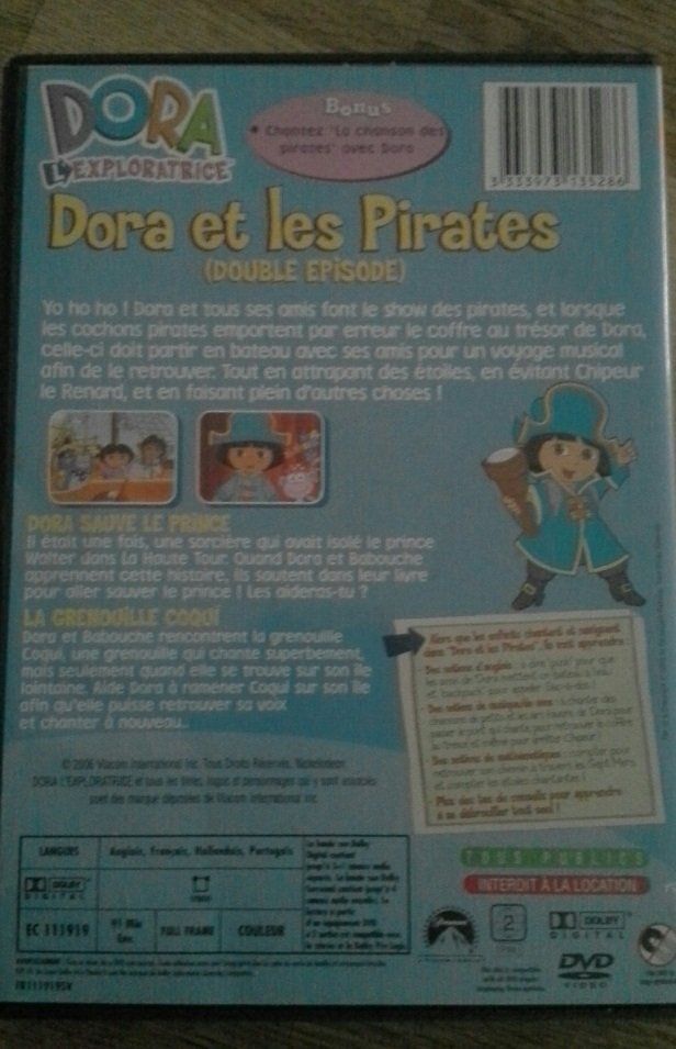 Alle DVDs: Dora l'Exploratrice -Dora et les Pirates – Gebraucht aus Le Mont-sur-Lausanne von picachu1052 2