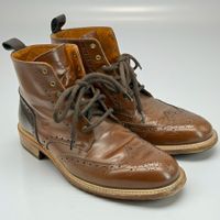 Bottines Navyboot en cuir marron. Pointure 41