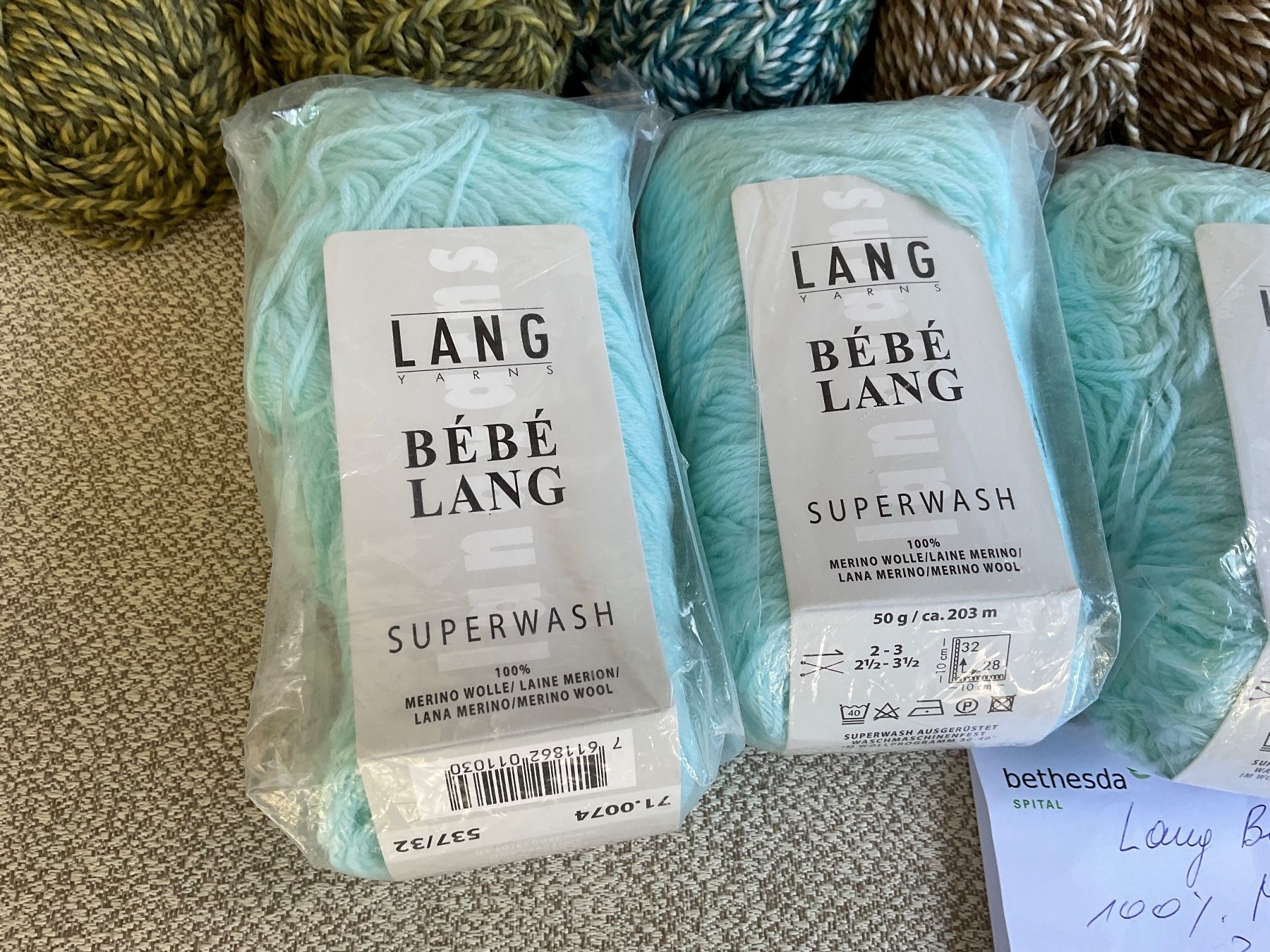 Lana: Bernetta Lang 100% Merino Strickwolle Reste – Nuovo (secondo la descrizione) da Urdorf venduto da alda02 4