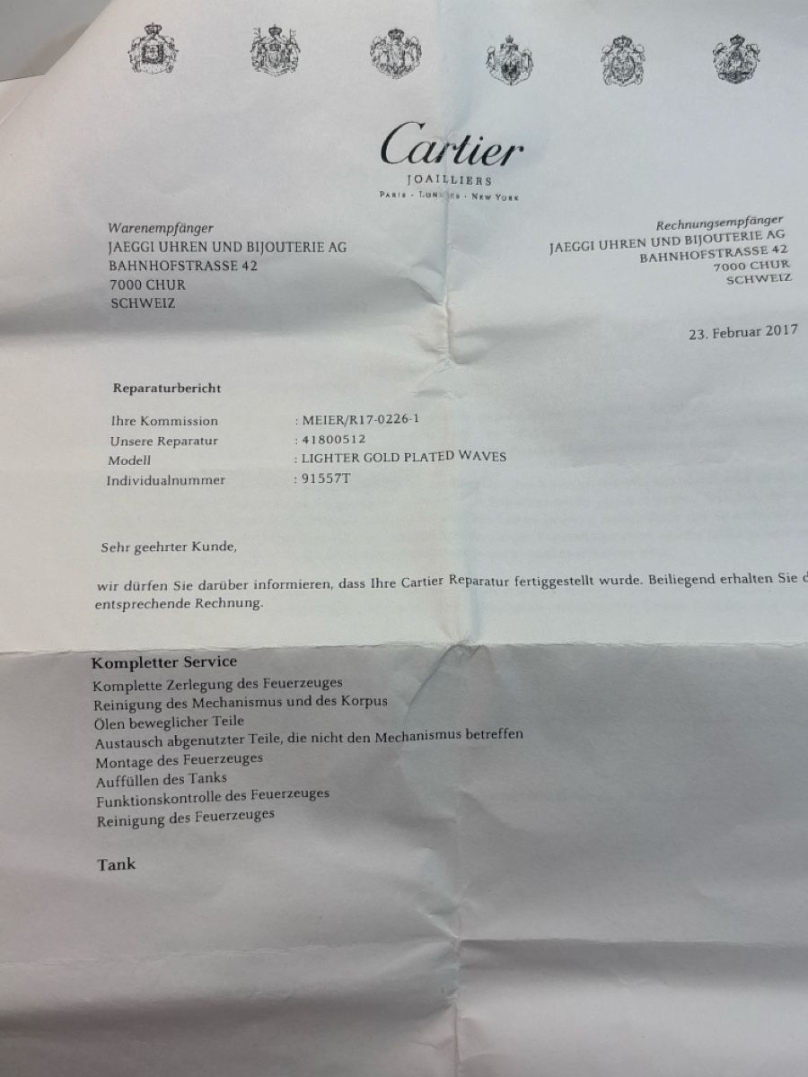 Cartier Accendini: Elegante Cartier Feuerzeug – Usato da Bonaduz venduto da Jomby 3