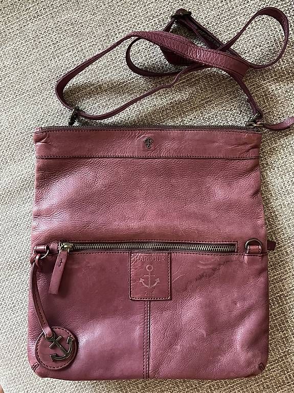 Vera Pelle Borse da donna: Ledertasche - aubergine, variierbar – Usato da Luzern venduto da Beabbbea 2
