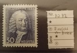 2908A) J22.2.02, Abart, Rickel Statt Bickel, postfrisch