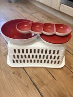 Tupperware Schüssel-Set mit Deckel & Snackschale – 3-teilig
