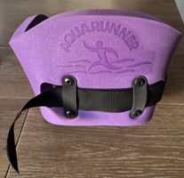 Aquarunner Schwimmgurt violett mit Gurt, neuwertig