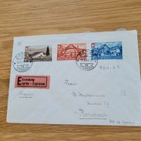 Brief Bern 1945 Rorschach Express