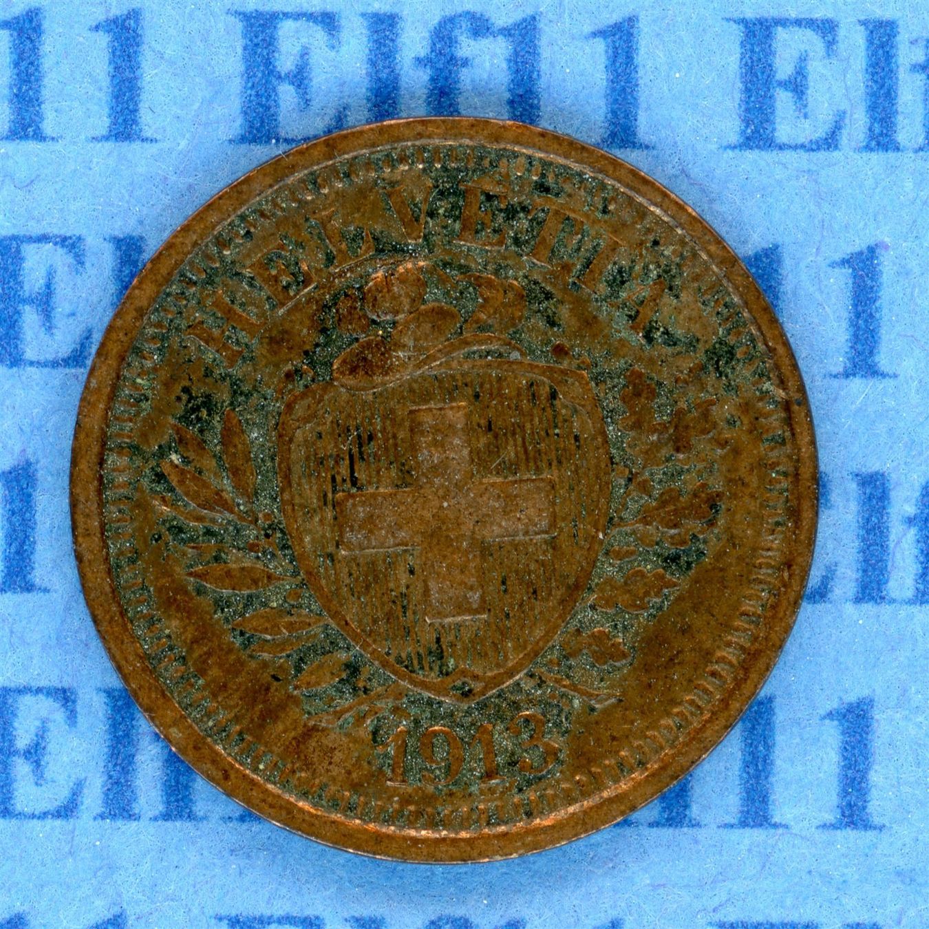Tutti le monete: CHF___0.01 1913 vz 1 Rappen – Usato da Widnau venduto da Elf11