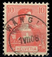 CH - Helvetia Brustbild - SBK Nr. 104 - Wängi TG