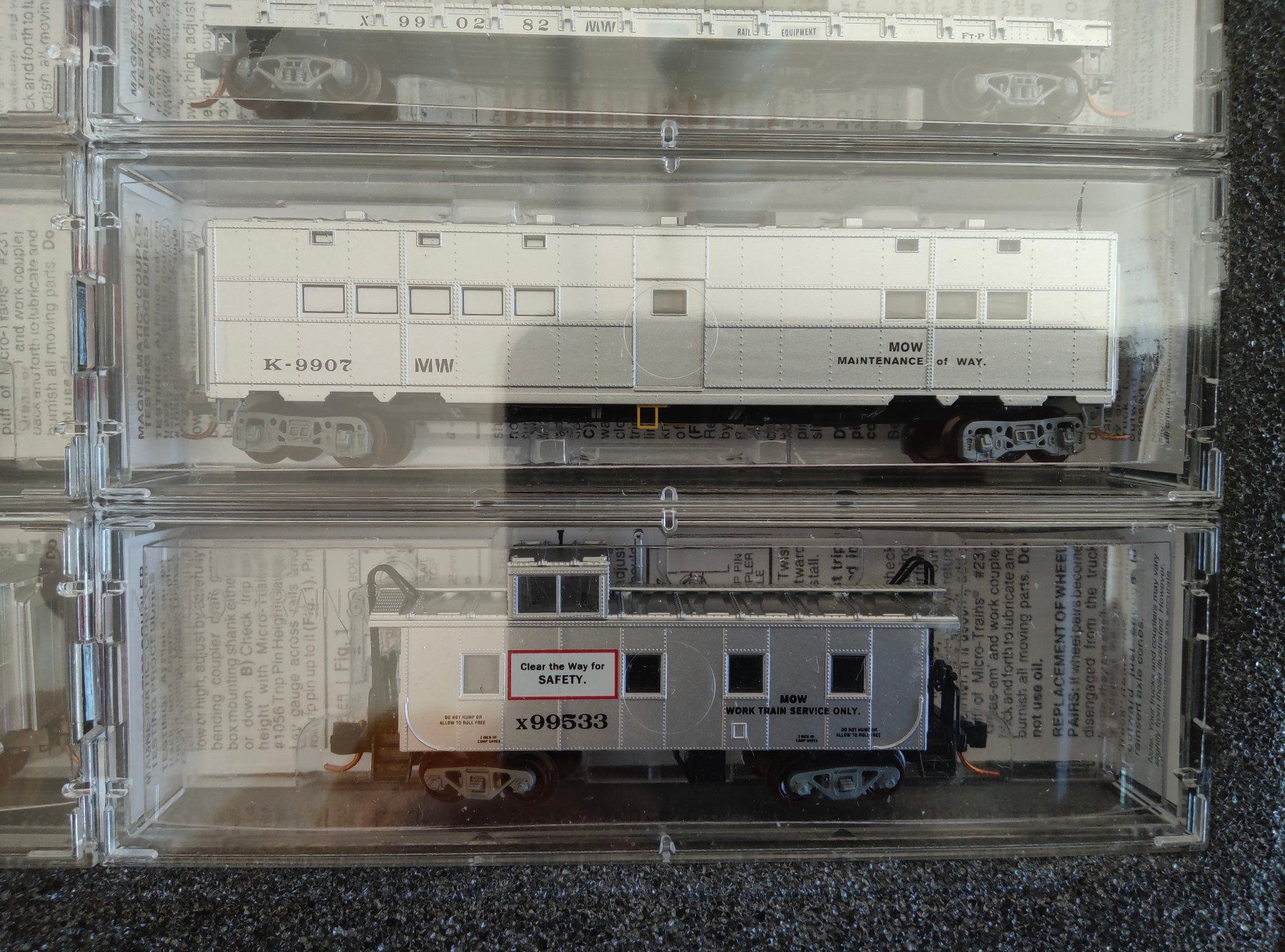 Modellini di ferrovie: Micro-Trains MOW Train Set – Usato da Siebnen venduto da han_xck2 3