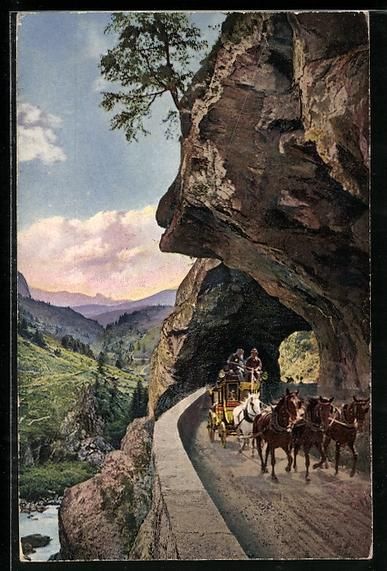 Ansichtskarten: Grimselpass, Postkutsche mit Blick ins T – Gebraucht aus Berlin von bartko-reher
