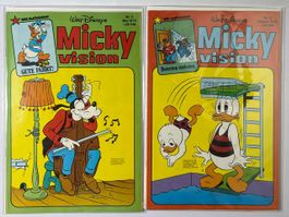 VINTAGE COMICS SAMMLUNG - 17 EX. MICKY VISION 1979-1983