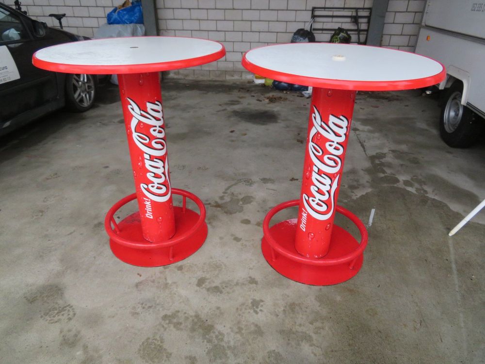 Stehtisch Coca Cola, 2 Stück Kaufen auf Ricardo
