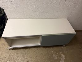Sideboard weiss mit Rollen