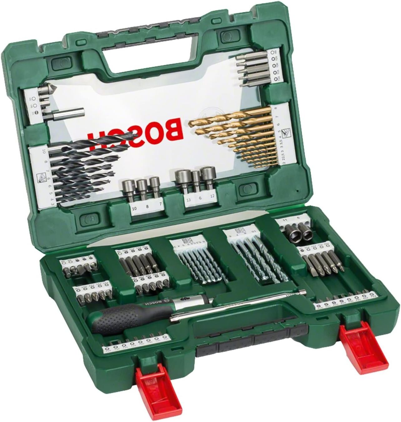 Alle Werkzeuge: Bosch Accessories 91tlg. Titanium-Bohrer- und Bit Set – Neu und originalverpackt aus Nuglar von SaleRitter