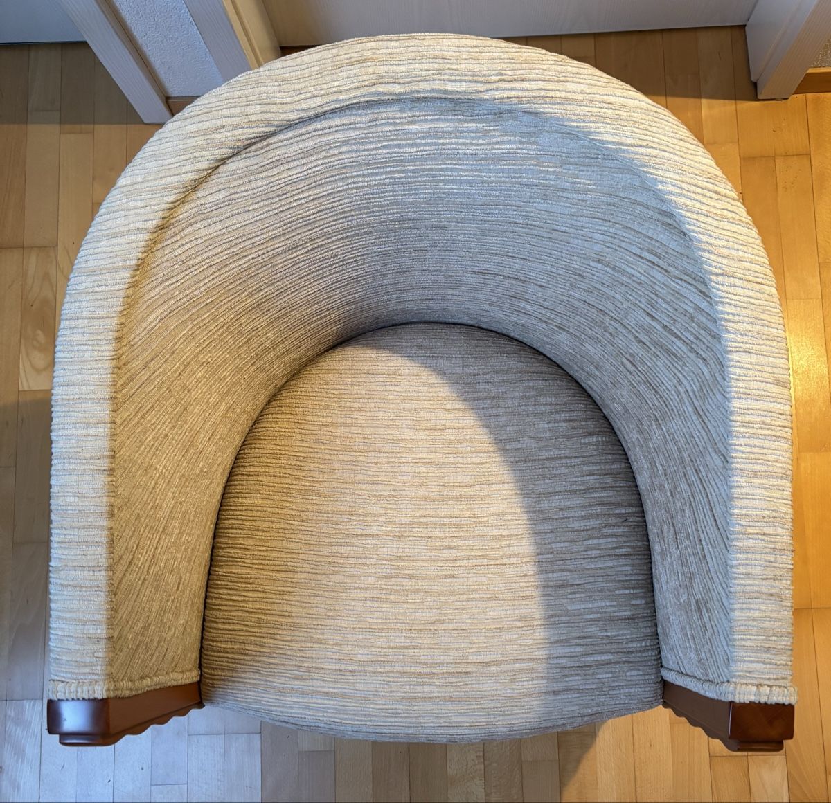 Poltrone: Fauteuil club bois tissu – Usato da Chénens venduto da elomedc 3