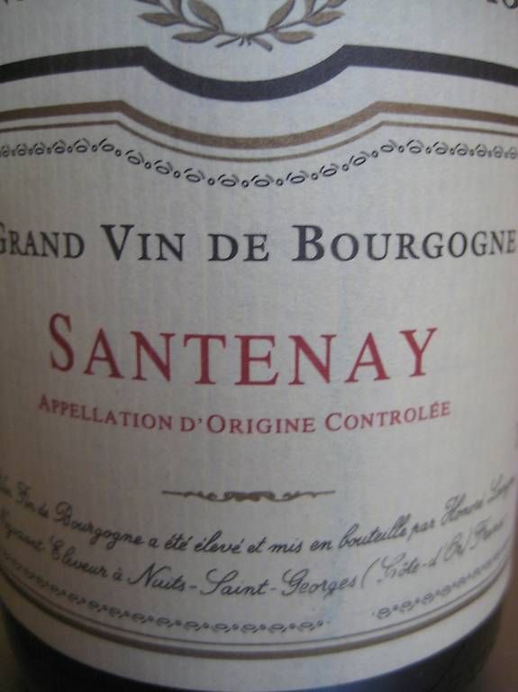 Vins: Wein Santenay, Jg. 1995 – D'occasion à Horgen par pet_n5kr 1