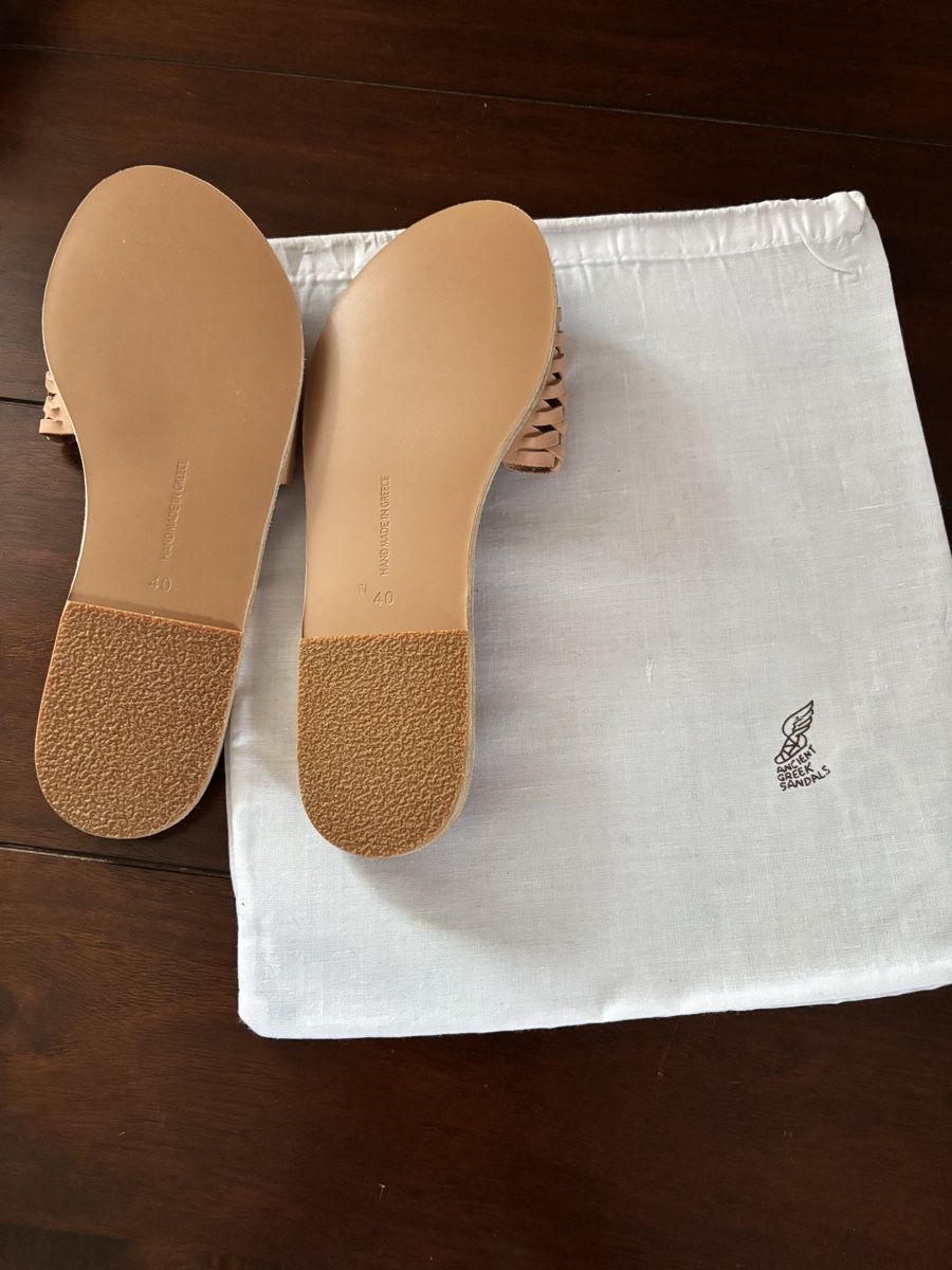 Damenschuhe: NEUE Leder Pantoletten Ancient Greek – Neu und originalverpackt aus Pratteln von sab_whk9 5