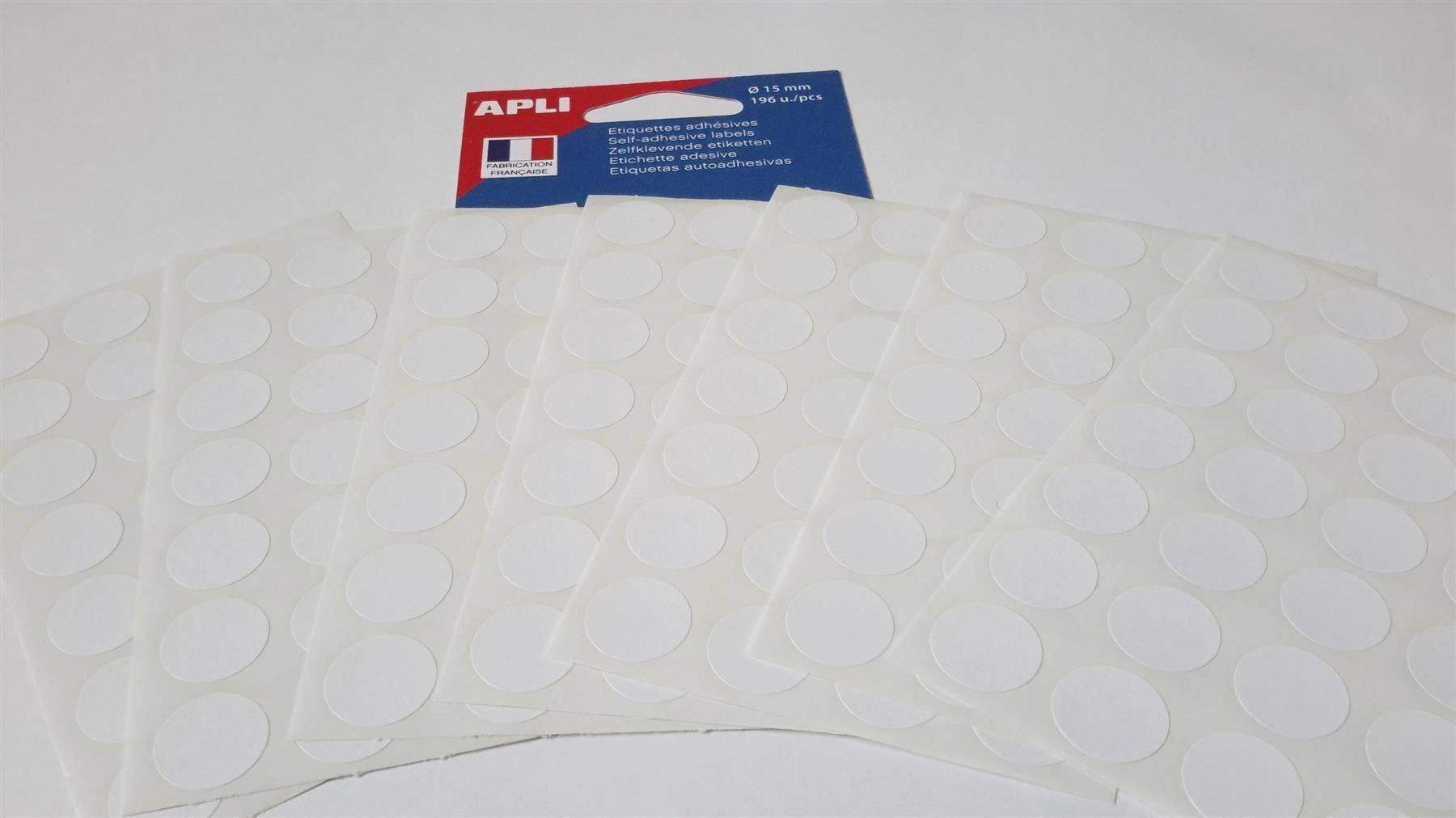 Sticker: Markierungspunkte, weiss, 15mm, 196 St. – Nuovo e nell'imballaggio originale da St. Gallen venduto da cointec 7