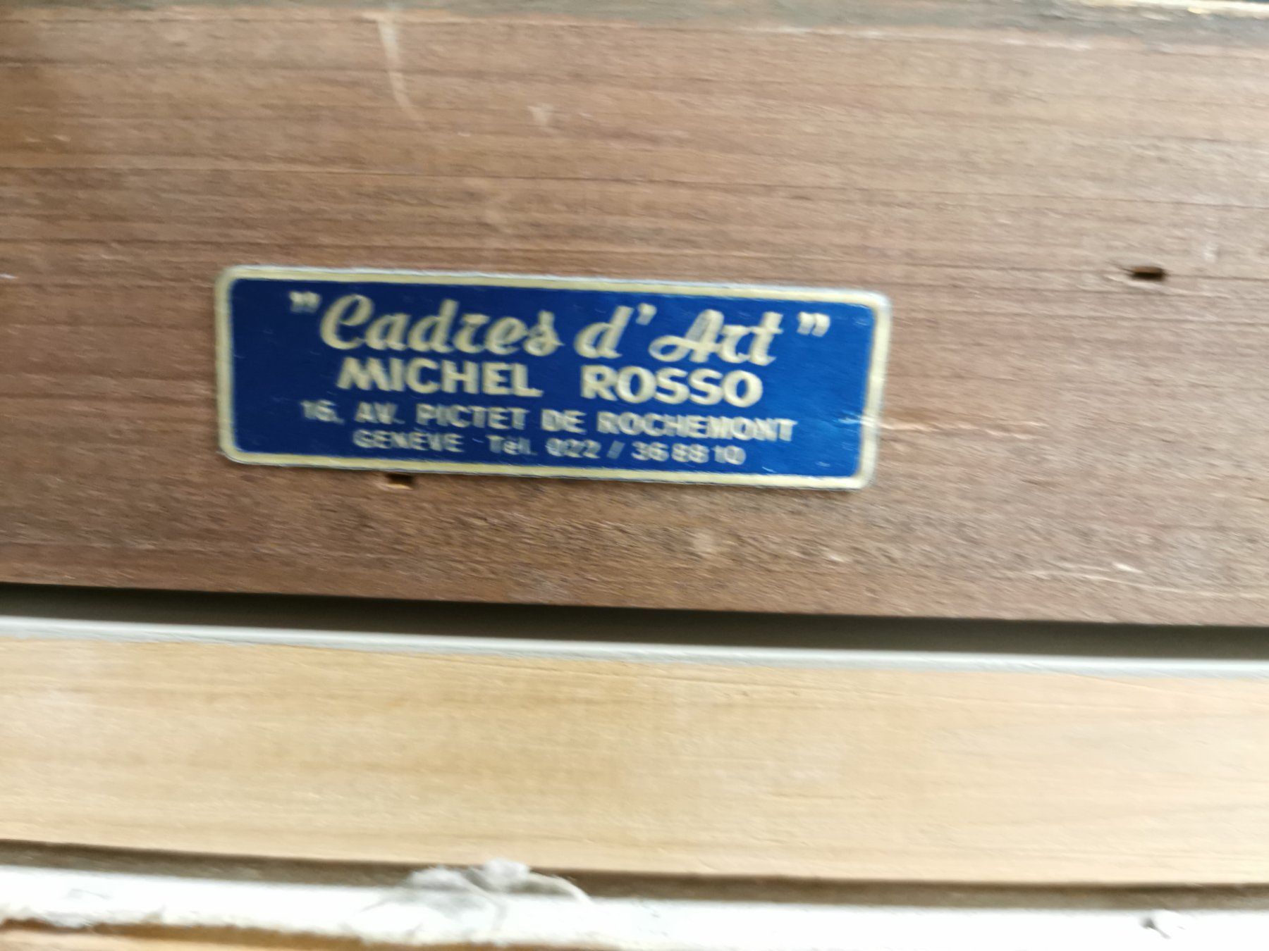 Gemälde: HUILE SUR TOILE SIGNÉE – Gebraucht aus Genève von Qanil77 7