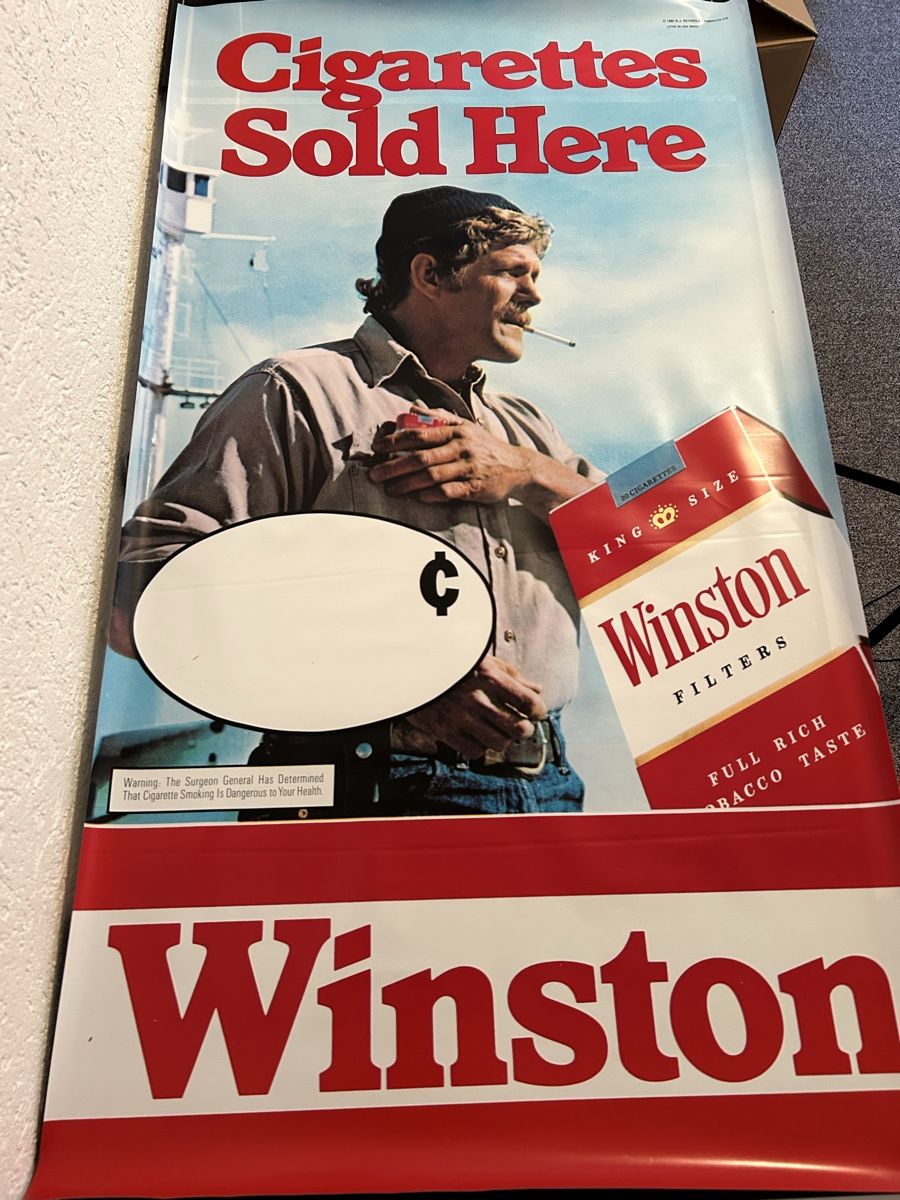 Winston Tabac à priser: Winston Zigaretten Poster – D'occasion à Schliern b. Köniz par Trebesch 3